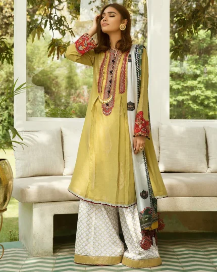 Summer Collection - Zaha Fayroz - Festive Lawn - ZFFL - Shahnaz (ZF-07)