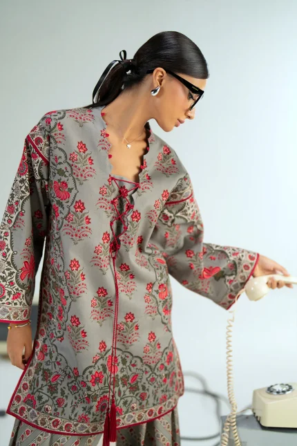 Joolie Prints By Saira Rizwan | SILVER LINING – JPU25-03