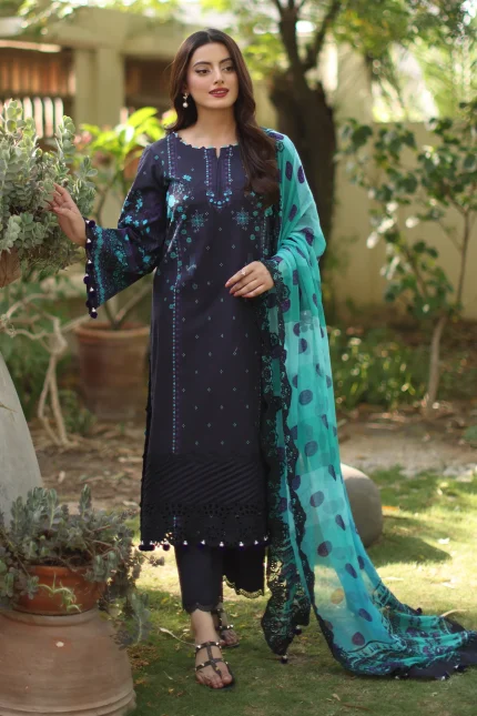 Combination Vol 1 '26 By Charizma - Embroidered Lawn | CC6-001