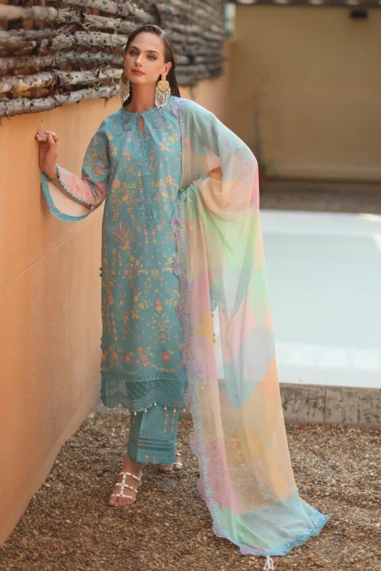 Combination Vol 1 '26 By Charizma - Embroidered Lawn | CC6-003