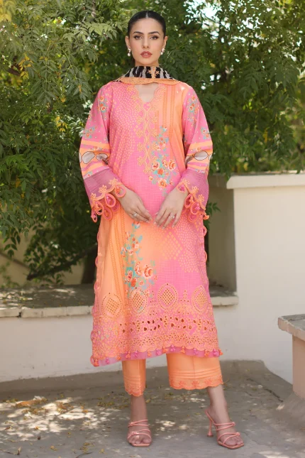 Combination Vol 1 '26 By Charizma - Embroidered Lawn | CC6-010