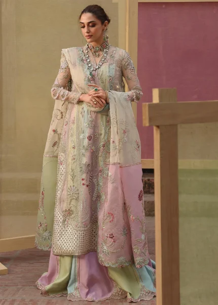 Jhilmil Wedding Unstitched By Crimson | D07 - RANGOLI