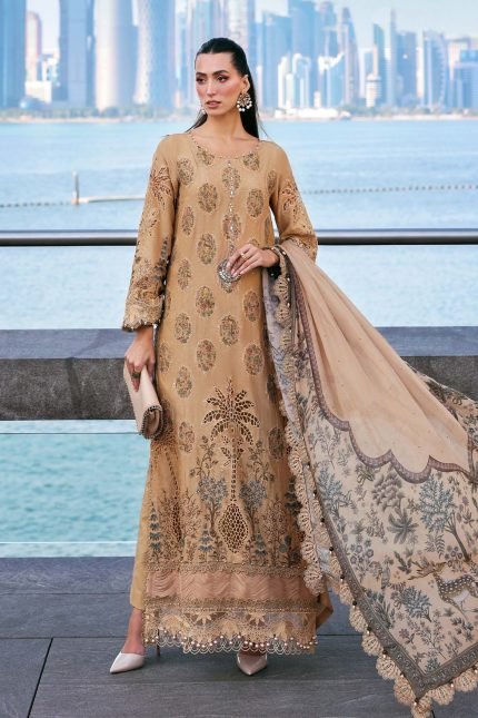 Luxury Lawn '26 By Maria B - Unstitched | D-2605-A
