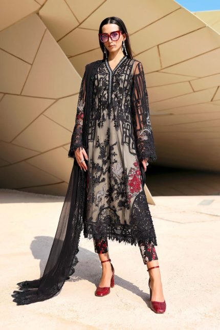 Luxury Lawn '26 By Maria B - Unstitched | D-2607-B