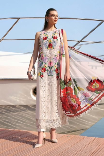 Luxury Lawn '26 By Maria B - Unstitched | D-2610-A