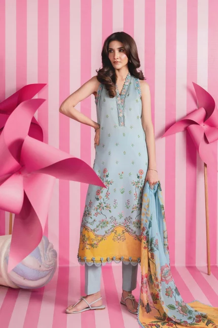 Unstitched Spring Summer ‘26 By M Basics | MB-CUSV13-01B