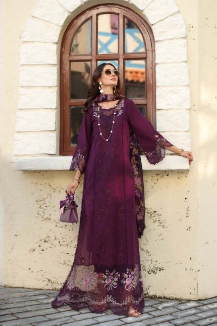 Noor Luxe Chikankari '26 By Saadia Asad | D5 - A - Itten Plum