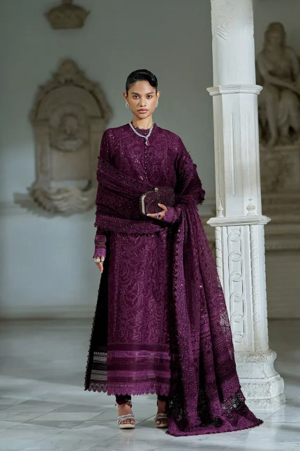 Luxury Lawn Eid '26 By Sobia Nazir - Unstitched | D03-B