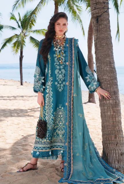 Evara Luxury Lawn By AJR Couture | Maela