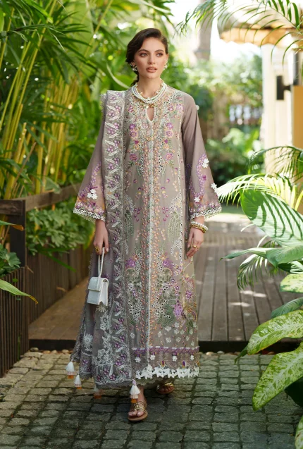 Evara Luxury Lawn By AJR Couture | Veya