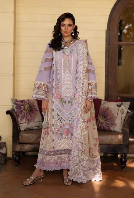 Evara Luxury Lawn By AJR Couture | Zaya