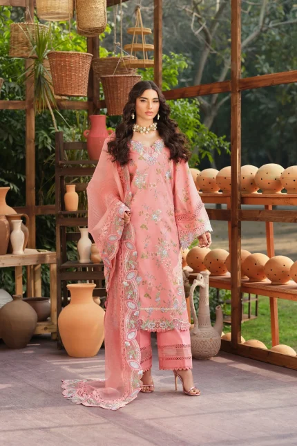 Luxury Lawn '26 By Maryam Hussain | L26-02 Dimple