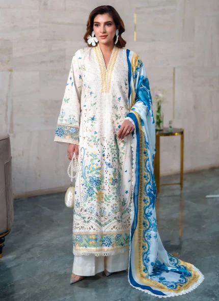Neeshay Symphony Luxury Lawn | Reve