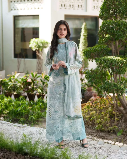 Summer Lines Printkari By Neeshay - Unstitched | CALIXA