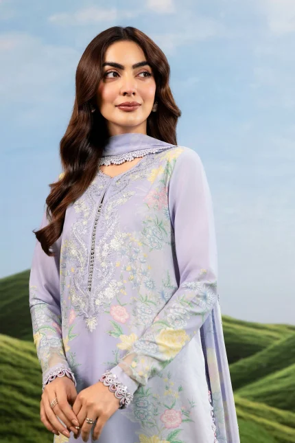 Dreamscape - Unstitched Eid ll By M Basics | MB-CUSV14-11B