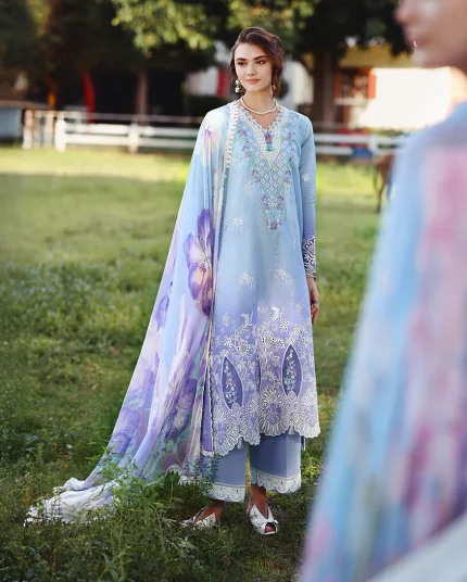 Solace | Ombre Chikankari By Mushq | M03 - Ombre Whisper