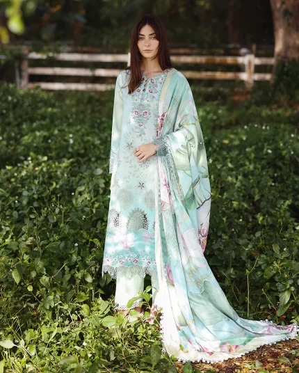 Solace | Ombre Chikankari By Mushq | M08 - Tranquil Muse