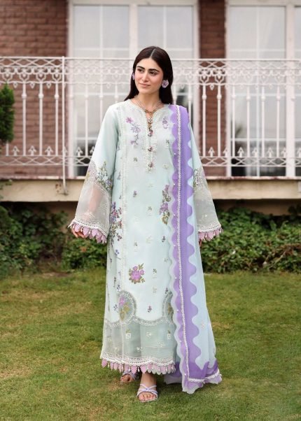 Embroidered Lawn Eid '26 By Sardinia | 1702 Misty morning
