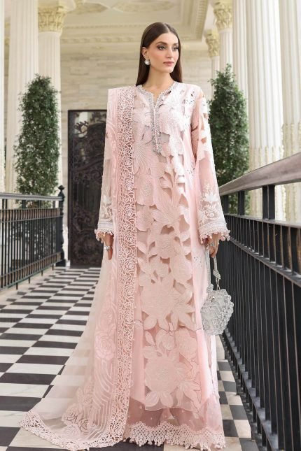 Luxury Lawn '26 By Maria B - Unstitched | EL-26-02