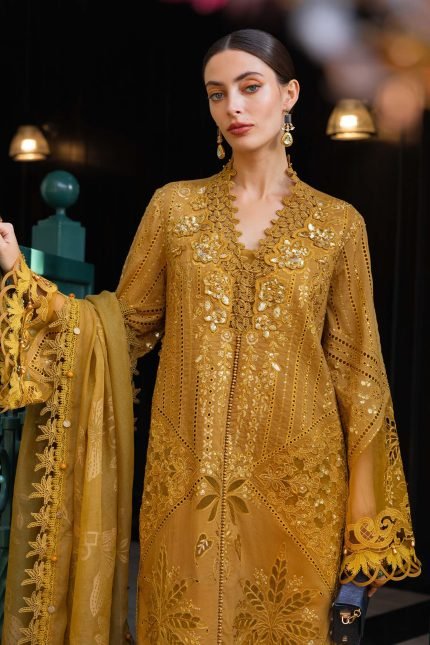 Luxury Lawn '26 By Maria B - Unstitched | EL-26-07