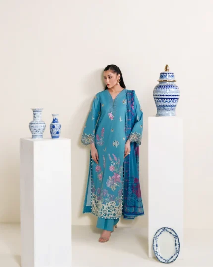 Whispers of Summer Luxury Lawn By Neeshay | SKYLA